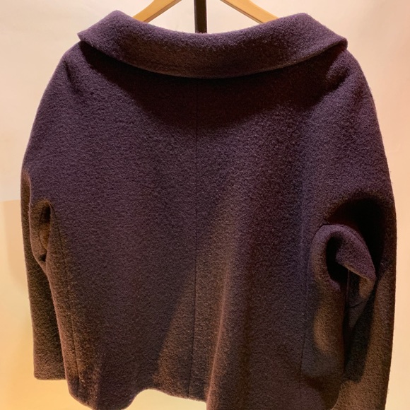 Zenobia 16 Purple plum Virgin Wool lined jacket - Picture 3 of 8